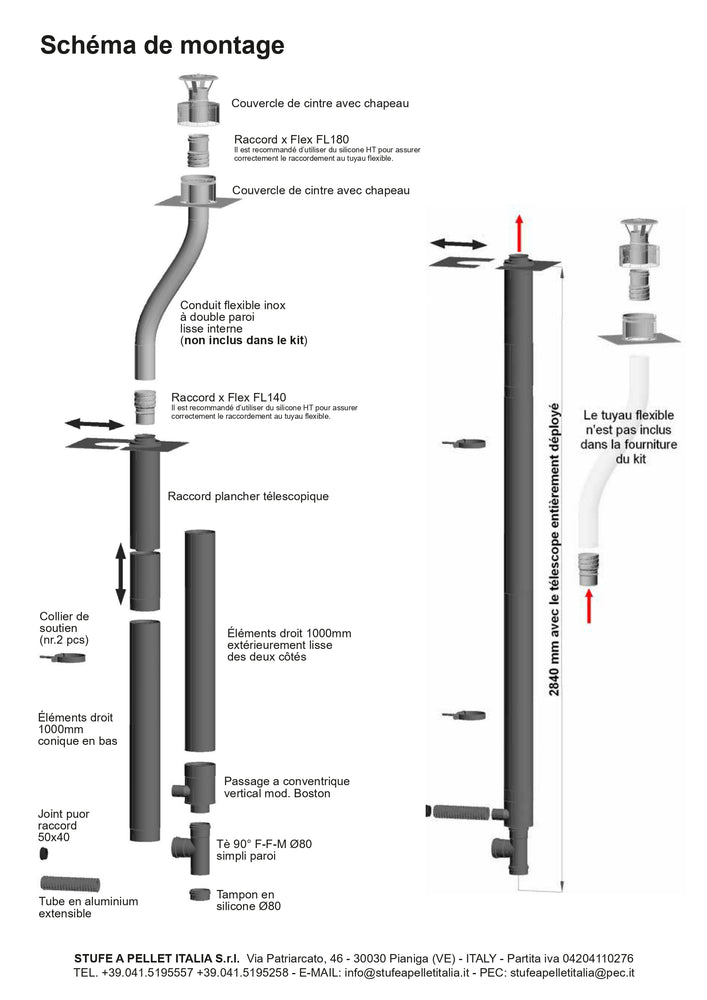 
                  
                    Kit Conduit Ventouse Vertical pour Poêle à Granulés
                  
                