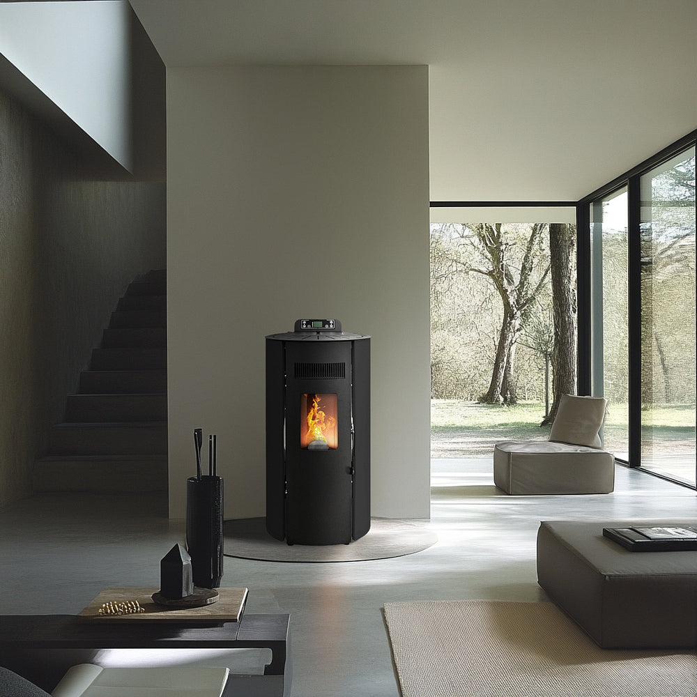 
                  
                    poêle à granulés étanche rond Boston 9 Kw
                  
                